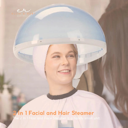 Ellie & Ruby 2-in-1 Facial Hair Steamer Ozone Steam Machine Portable Tabletop - Image 2