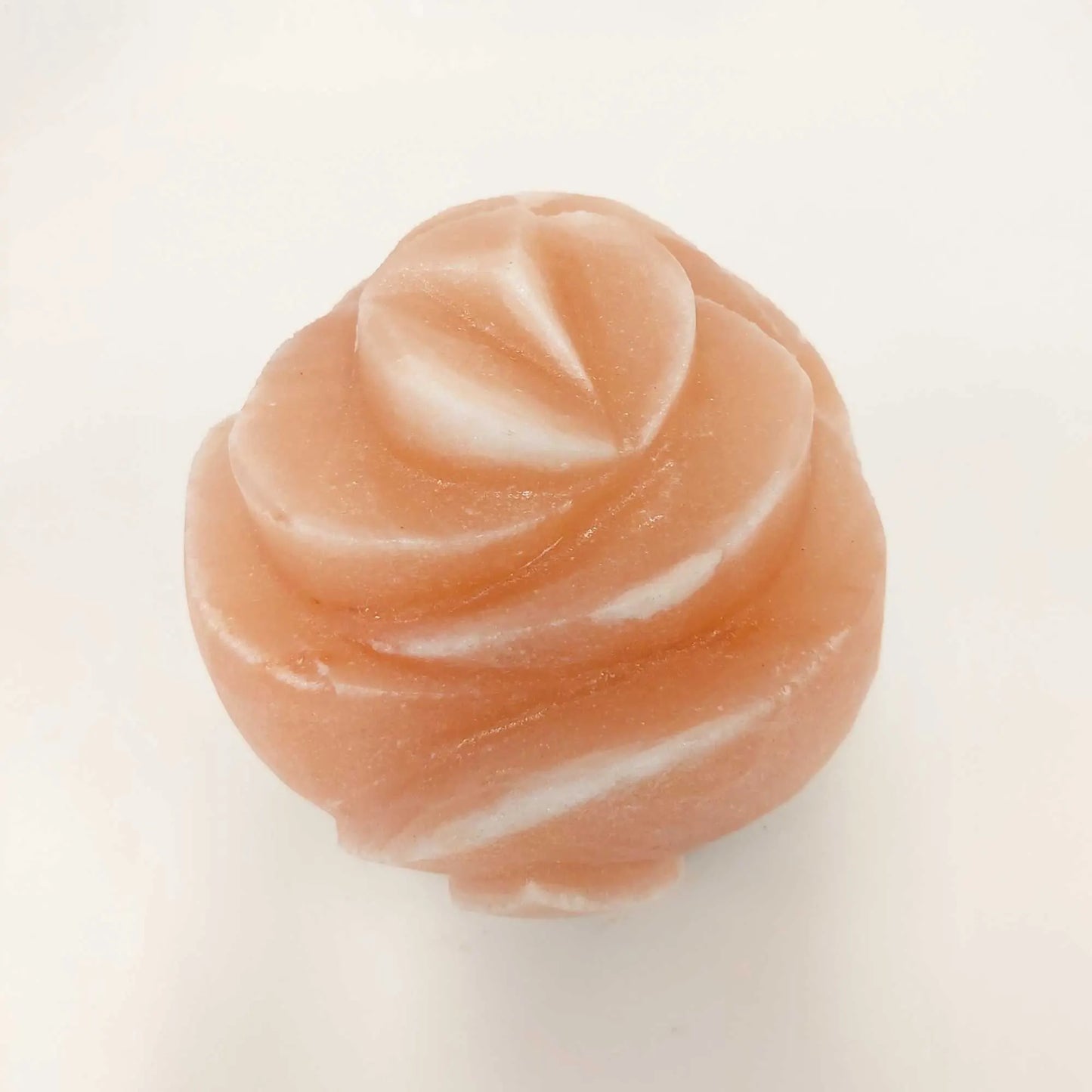Orku Rose Shaped Himalayan Pink Salt Lamp - Hand Carved Flower Night Light - Image 6