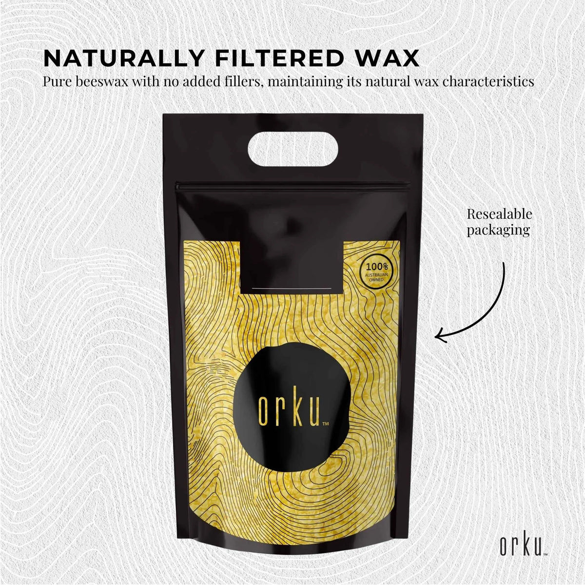 Orku 5Kg Organic Beeswax Pellets Yellow - Cosmetic Grade Pure Bees Wax Pastilles - Image 4