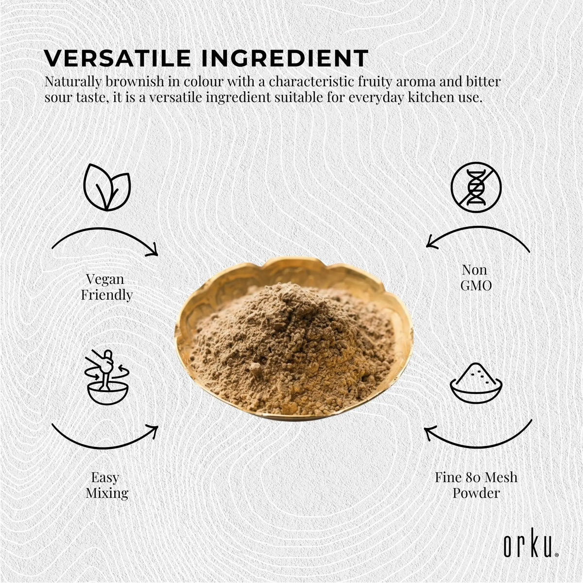 Orku 10Kg Organic Amla Powder - Indian Gooseberry Amalaki Fruit Powder - Image 4
