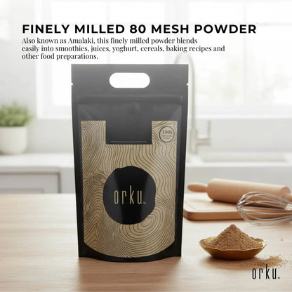 Orku 10Kg Organic Amla Powder - Indian Gooseberry Amalaki Fruit Powder - Image 5
