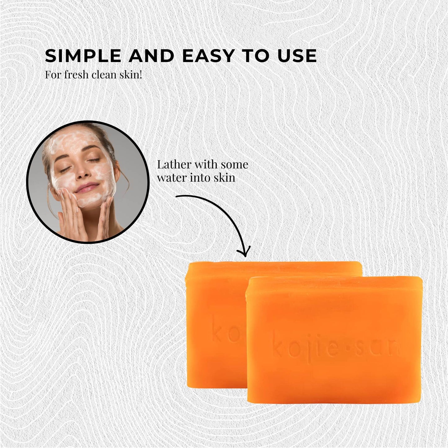 1x 65g Kojie San Soap - Original Kojic Acid Bar - Image 3