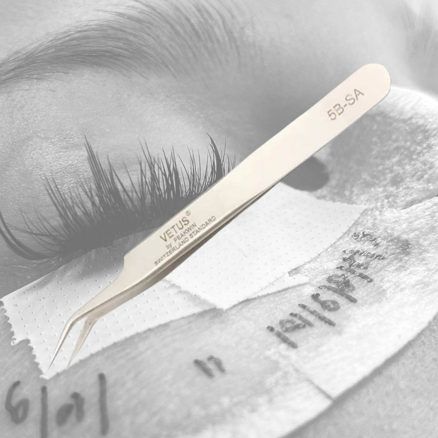 Miosh Eyelash Extension Tweezers -  Lash Isolation VETUS 5B-SA - Image 2
