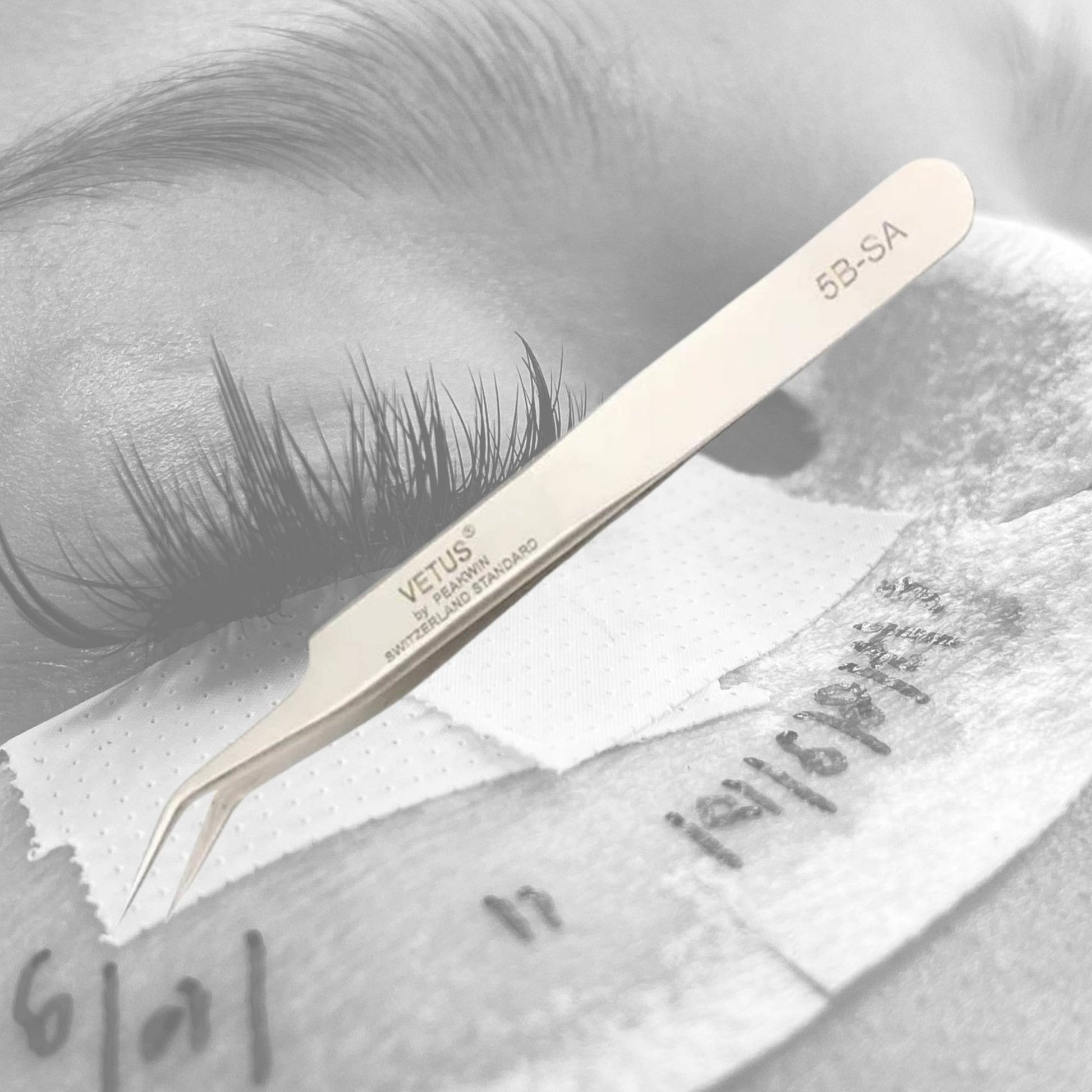 Miosh Eyelash Extension Tweezers -  Lash Isolation VETUS 5B-SA - Image 2