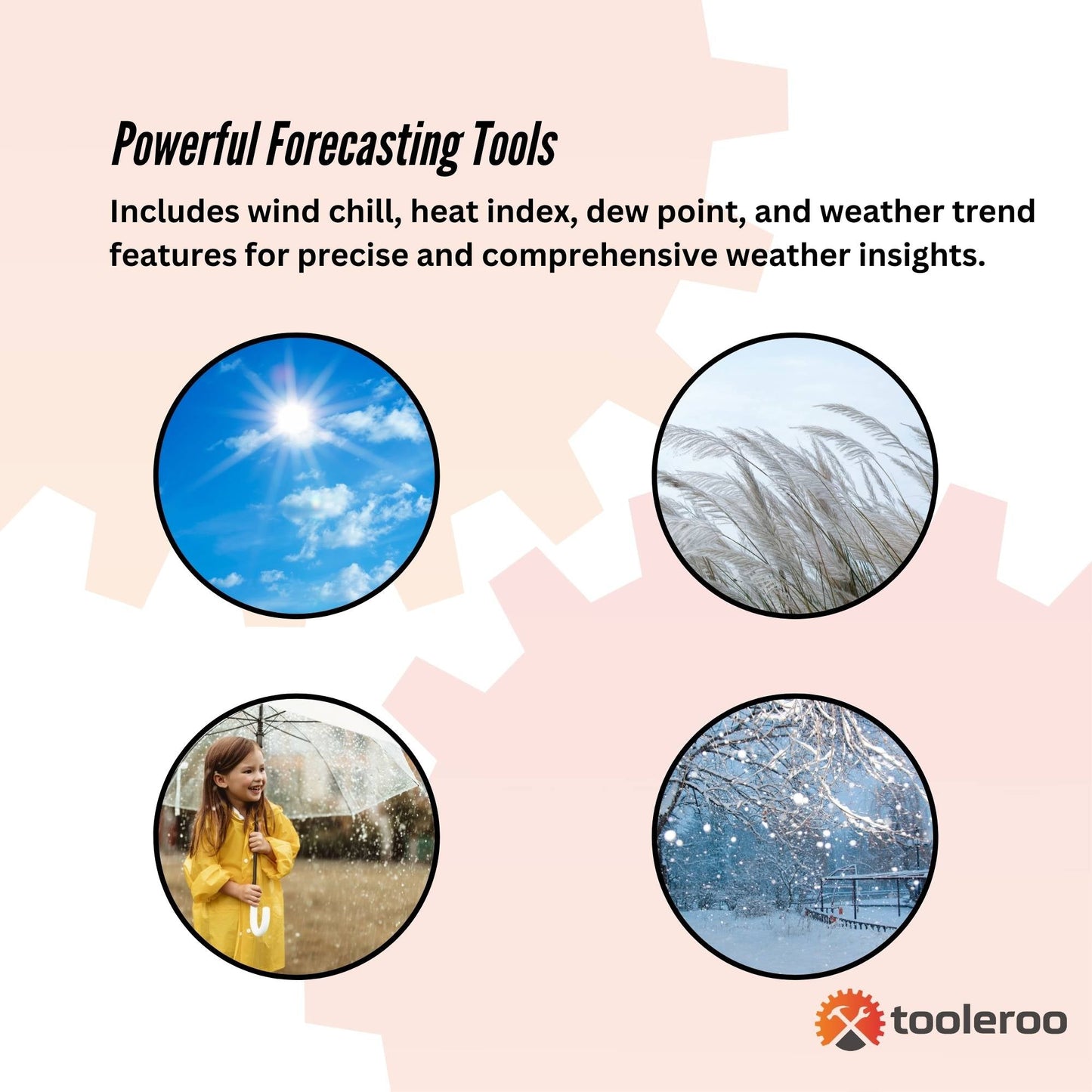 Tooleroo Weather Station 7-in-1 Professional Home Forecast Outdoor Sensor - Image 6