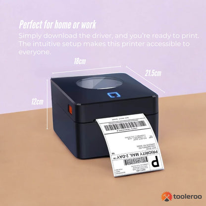 Tooleroo Bluetooth Thermal Label Printer - USB POS Receipt Shipping Printing - Image 6