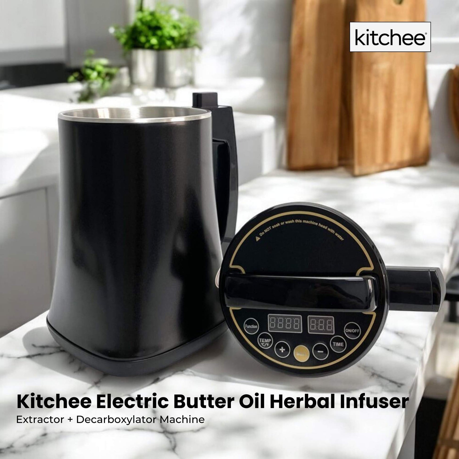 Kitchee Electric Butter Oil Herbal Infuser & Extractor + Decarboxylator Machine - Image 2