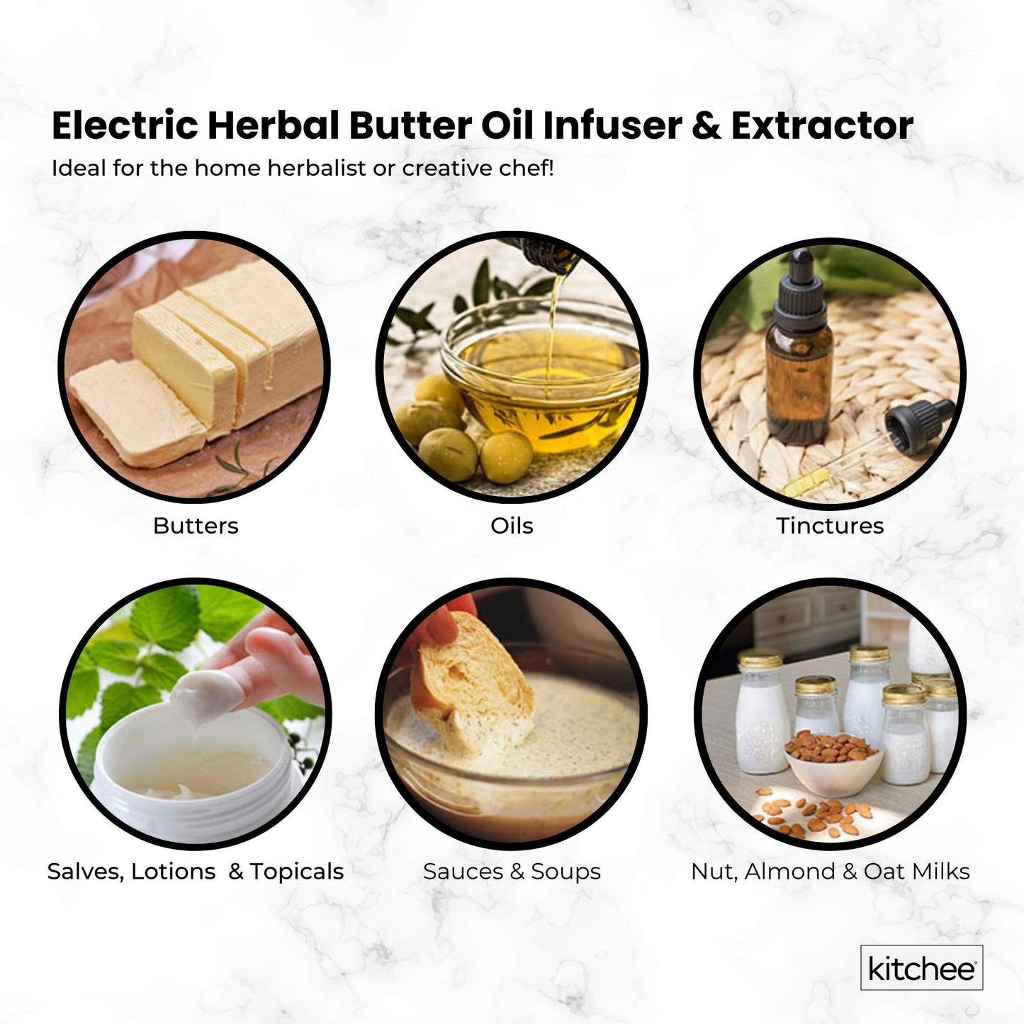 Kitchee Electric Butter Oil Herbal Infuser & Extractor + Decarboxylator Machine - Image 5