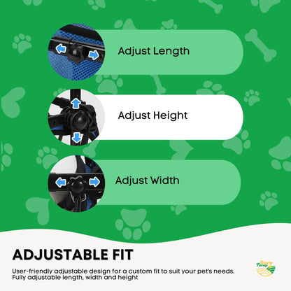 Rooster Farms Little Dog Wheelchair Small Harness - Adjustable Back Leg Aid - Image 4