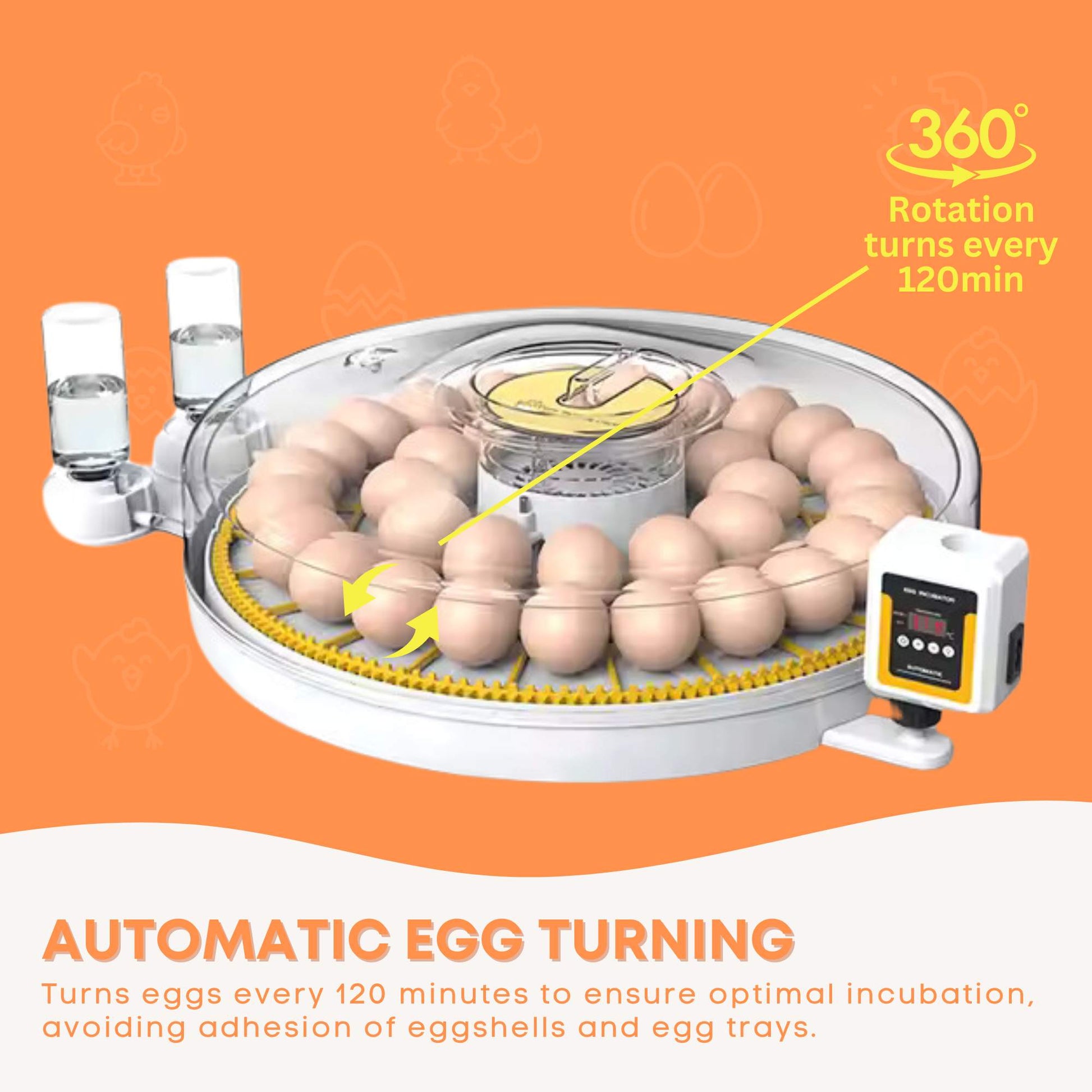 Automatic 35 Egg Incubator - Electric Digital Turning Chicken Quail Duck Hatching - Image 4