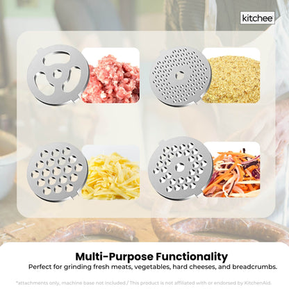 Kitchee Meat Food Grinder Sausage Attachment - Compatible with KitchenAid Mixers - Image 4