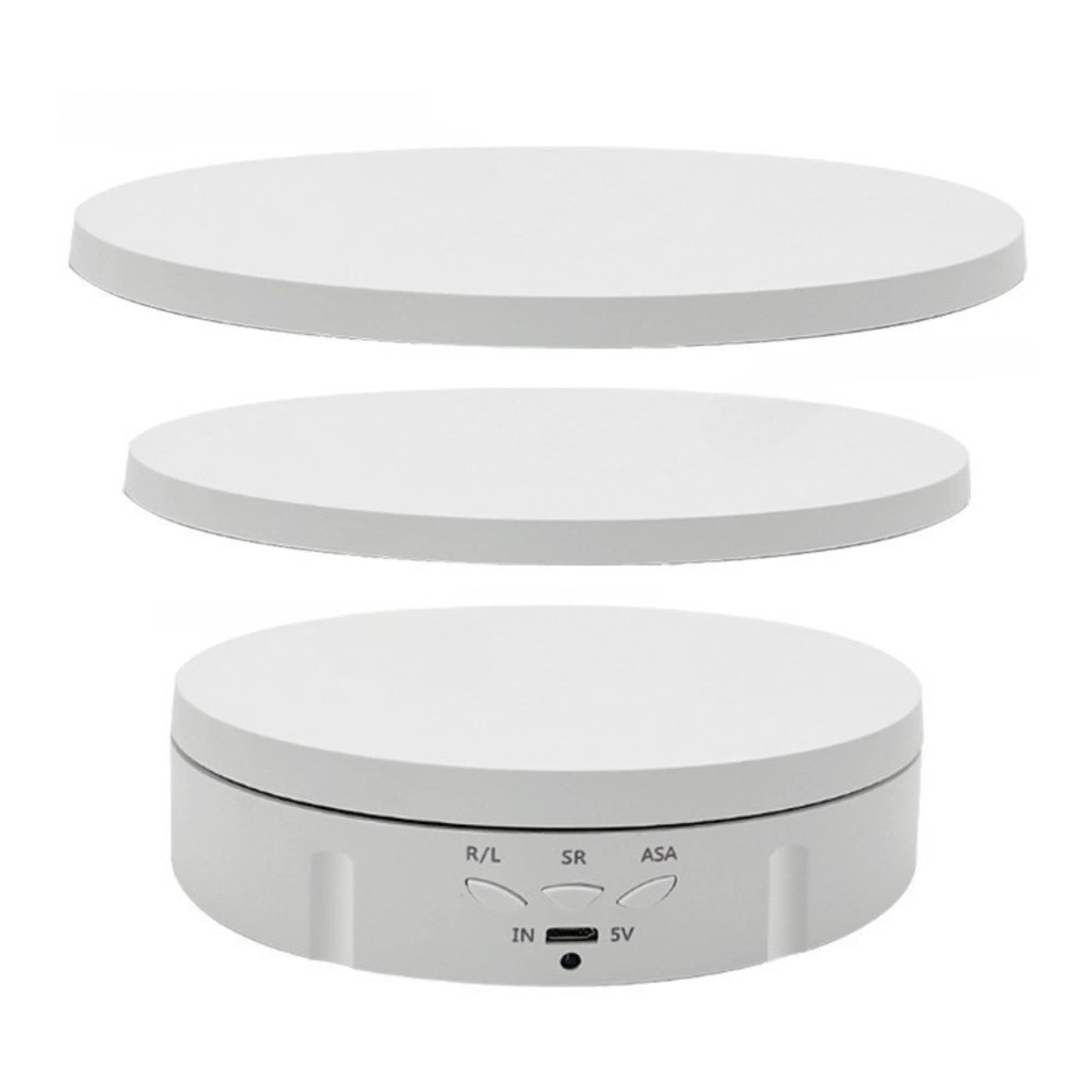Tooleroo Electric 360 Rotating Product Display Stand White for Merchandise Video - Image 7