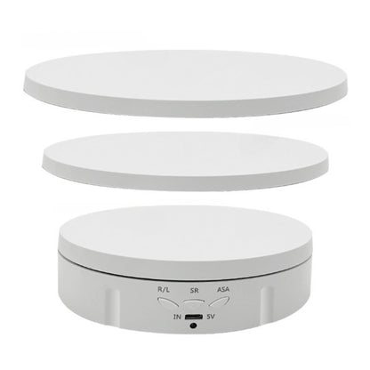 Tooleroo Electric 360 Rotating Product Display Stand White for Merchandise Video - Image 7