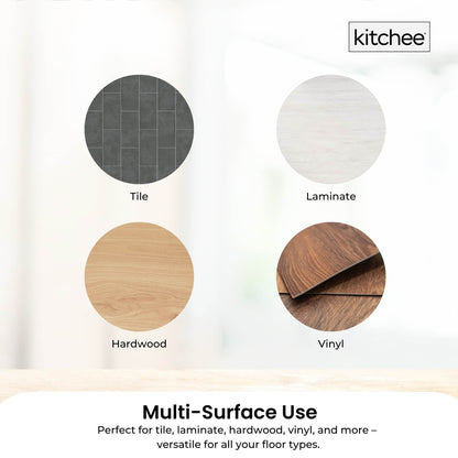 Kitchee Spin Mop & Bucket Set – Microfibre Pad, Telescopic Handle, 10L Capacity - Image 6