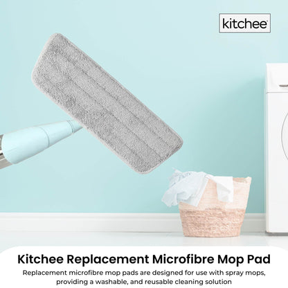Kitchee Replacement Microfibre Mop Pad for Kitchee Refillable Spray Floor Mop - Image 5