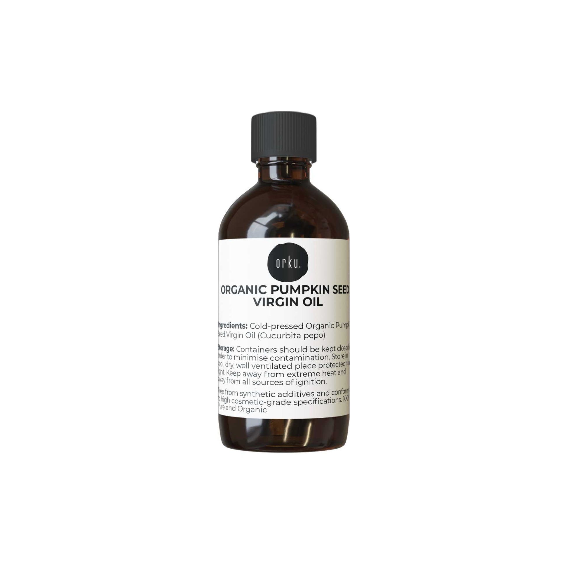 Orku 250ml Organic Pumpkin Seed Oil – Virgin Cold Pressed Unrefined Cosmetic Gr.
