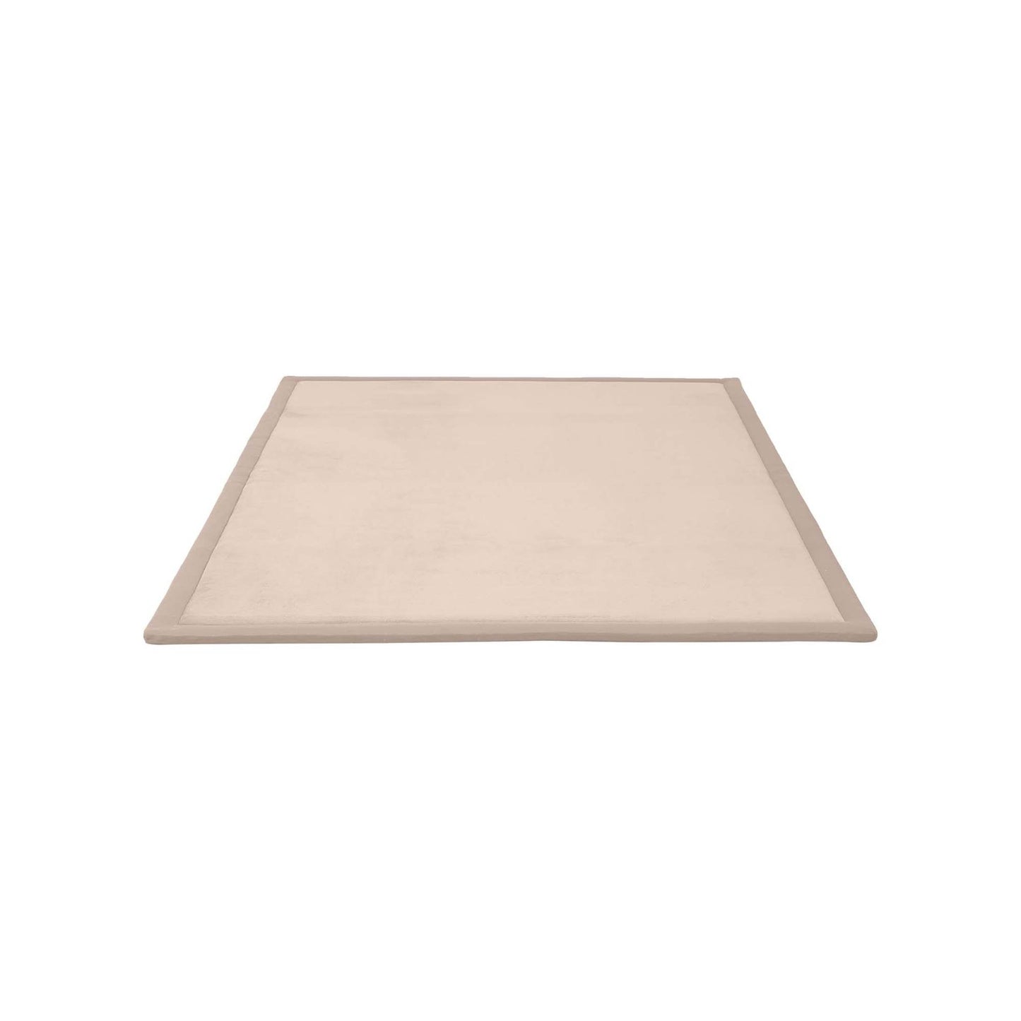 Kitchee Foam Floor Mat 200x200cm - Padded Thick Deep Soft Tatami Style Rug Cream