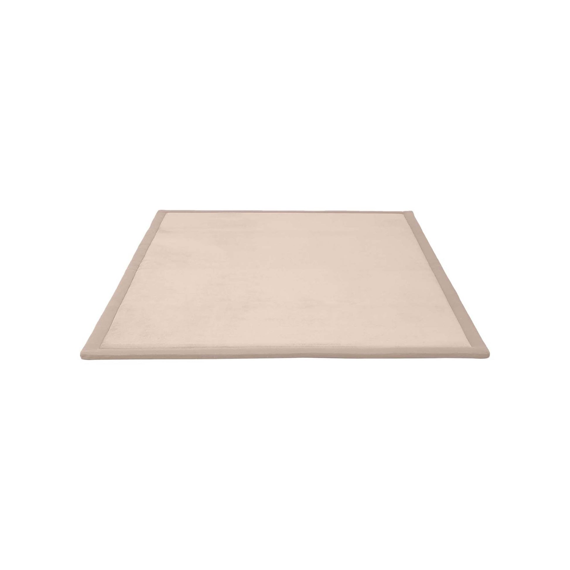 Kitchee Foam Floor Mat 200x200cm - Padded Thick Deep Soft Tatami Style Rug Cream