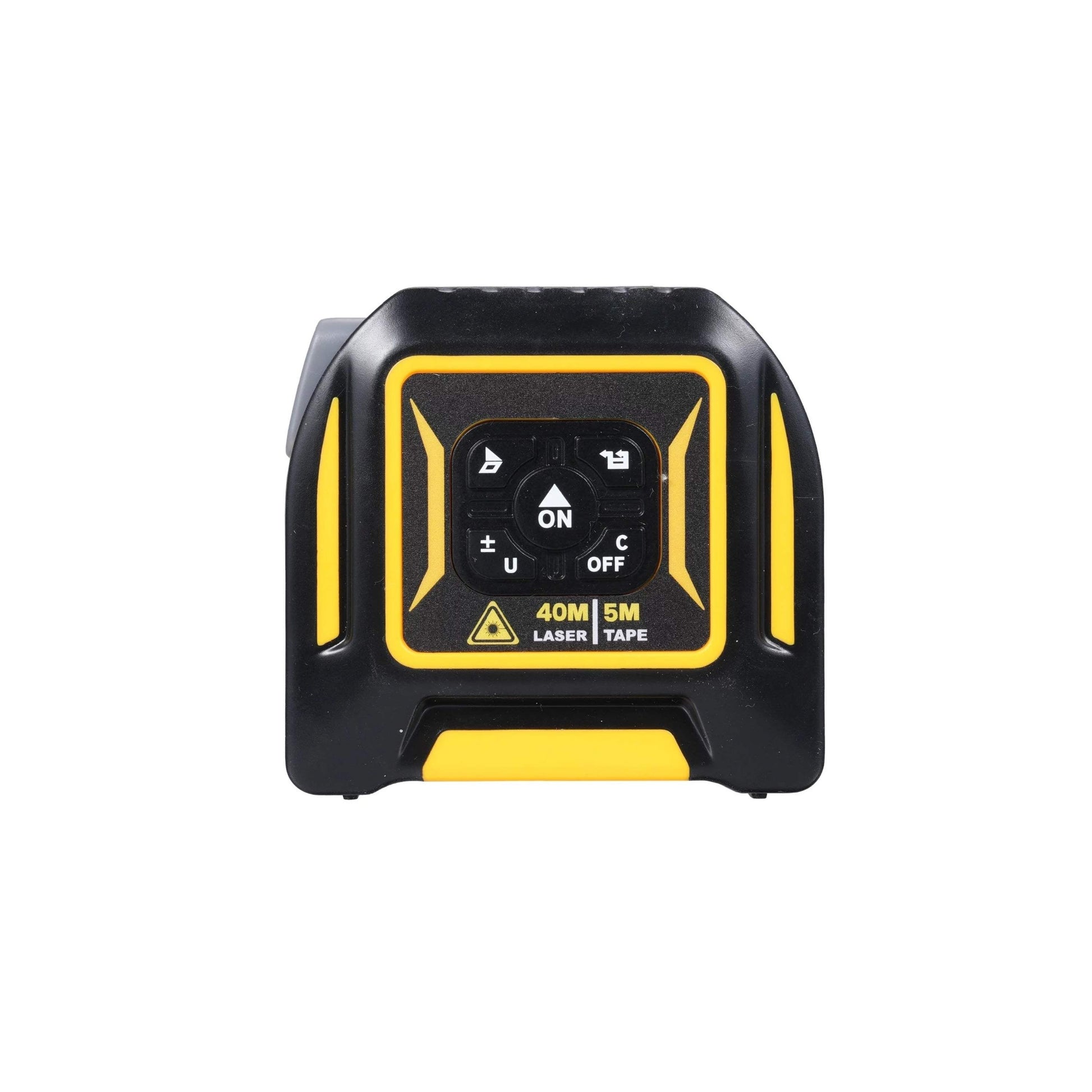 Tooleroo 40m Digital Laser Tape Measure + 5m Steel Tape – 3-in-1 Cross Marking - Image 2