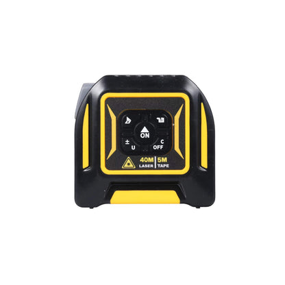 Tooleroo 40m Digital Laser Tape Measure + 5m Steel Tape – 3-in-1 Cross Marking - Image 2