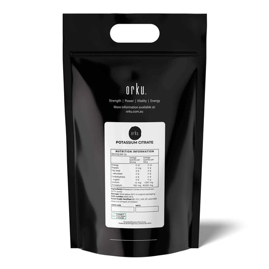 Orku 20Kg Potassium Citrate Food Grade - Granular BP USP FCC E332 Additive - Image 7
