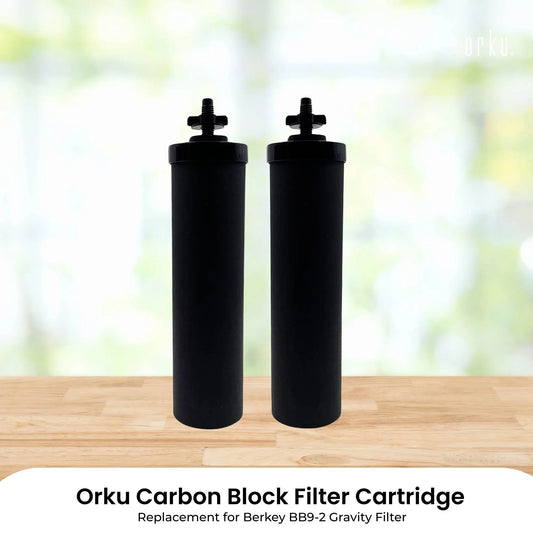 Orku Carbon Block Filter Cartridge - Replacement for Berkey BB9-2 Gravity Filter - Image 2