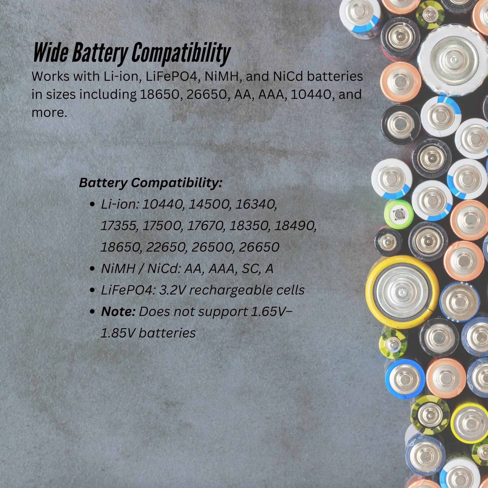 LiitoKala Lii-402 Smart Battery Charger - 4-Slot USB for 18650 AA AAA Li-ion NiMH - Image 4
