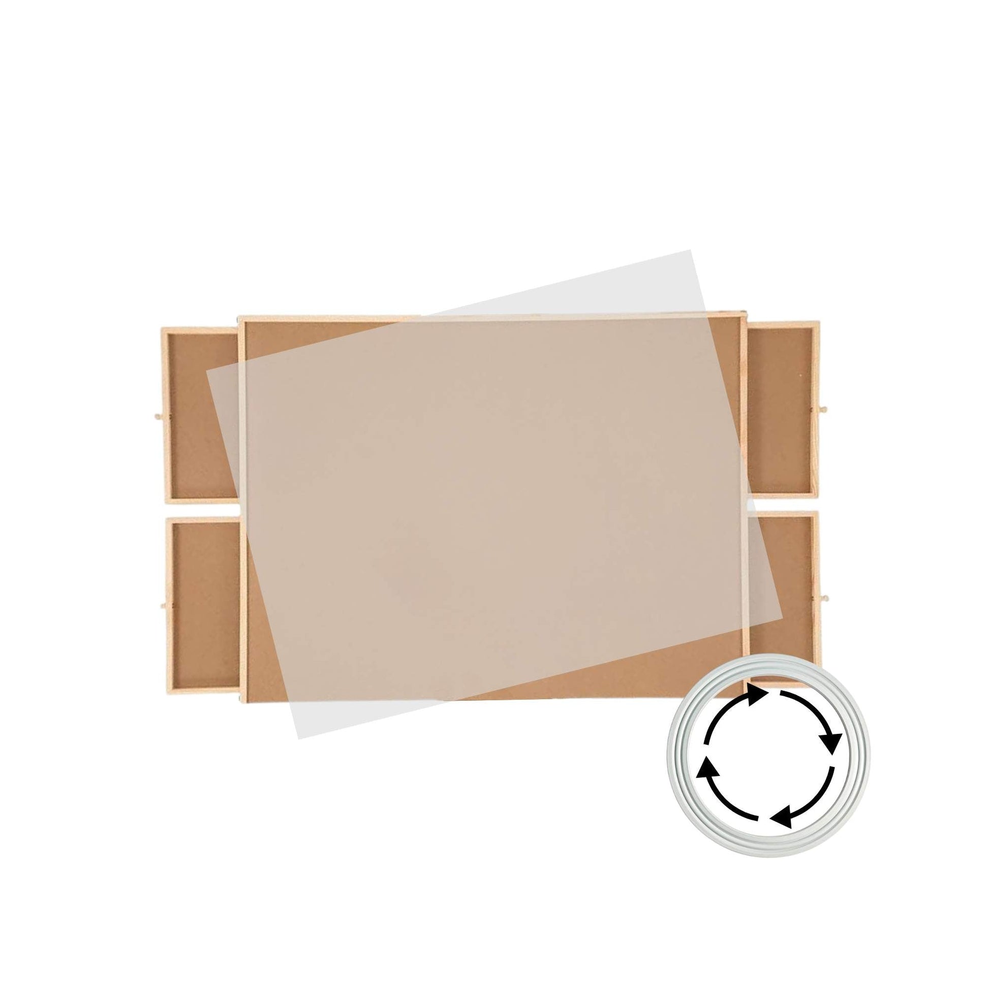 Social Hike Puzzle Board 1000 pcs  - Rotating Tabletop with 4 Drawers and Cover - Image 2