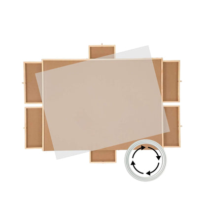 Social Hike Puzzle Board 1500 pcs - Rotating Tabletop with 6 Drawers and Cover - Image 2