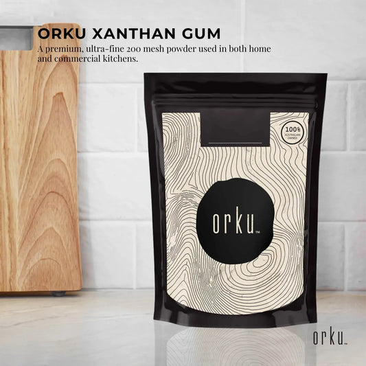 Orku 1Kg Xanthan Gum Thickener Pure Fine Powder 200 Mesh FCC E415 Food Additive - Image 2