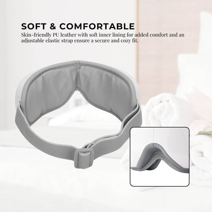 Orku Rechargeable Eye Massager – Vibration Heat Pressure Therapy with Bluetooth - Image 7