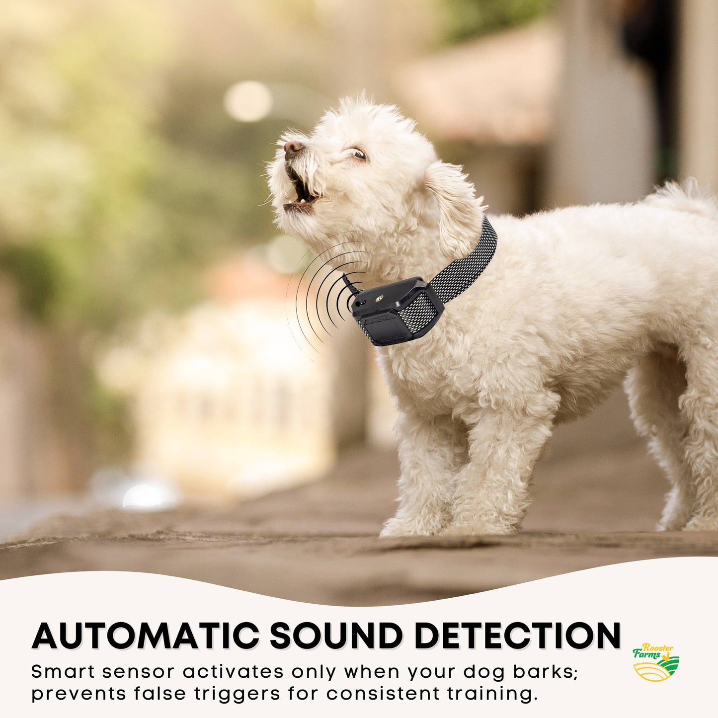 Rooster Farms Dog Bark Training Collar Citronella + Sound Rechargeable Automatic - Image 4