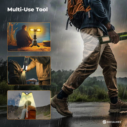 Social Hike Rechargeable Telescopic Camping Light - Outdoor LED 20W Lantern - Image 9