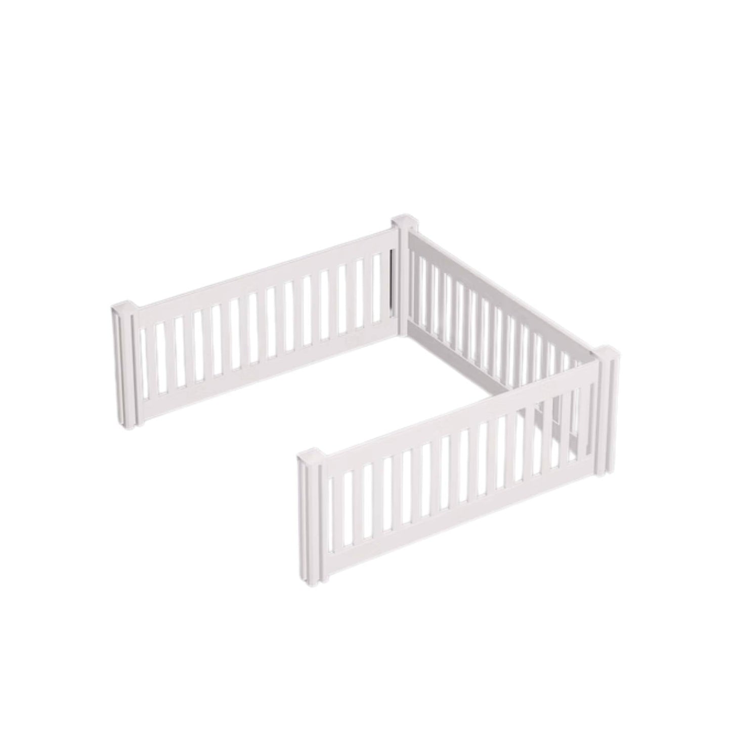 Rooster Farms PVC Dog Play Pen Extension for Whelping Box - 1.15m x 1.15m x 0.48m