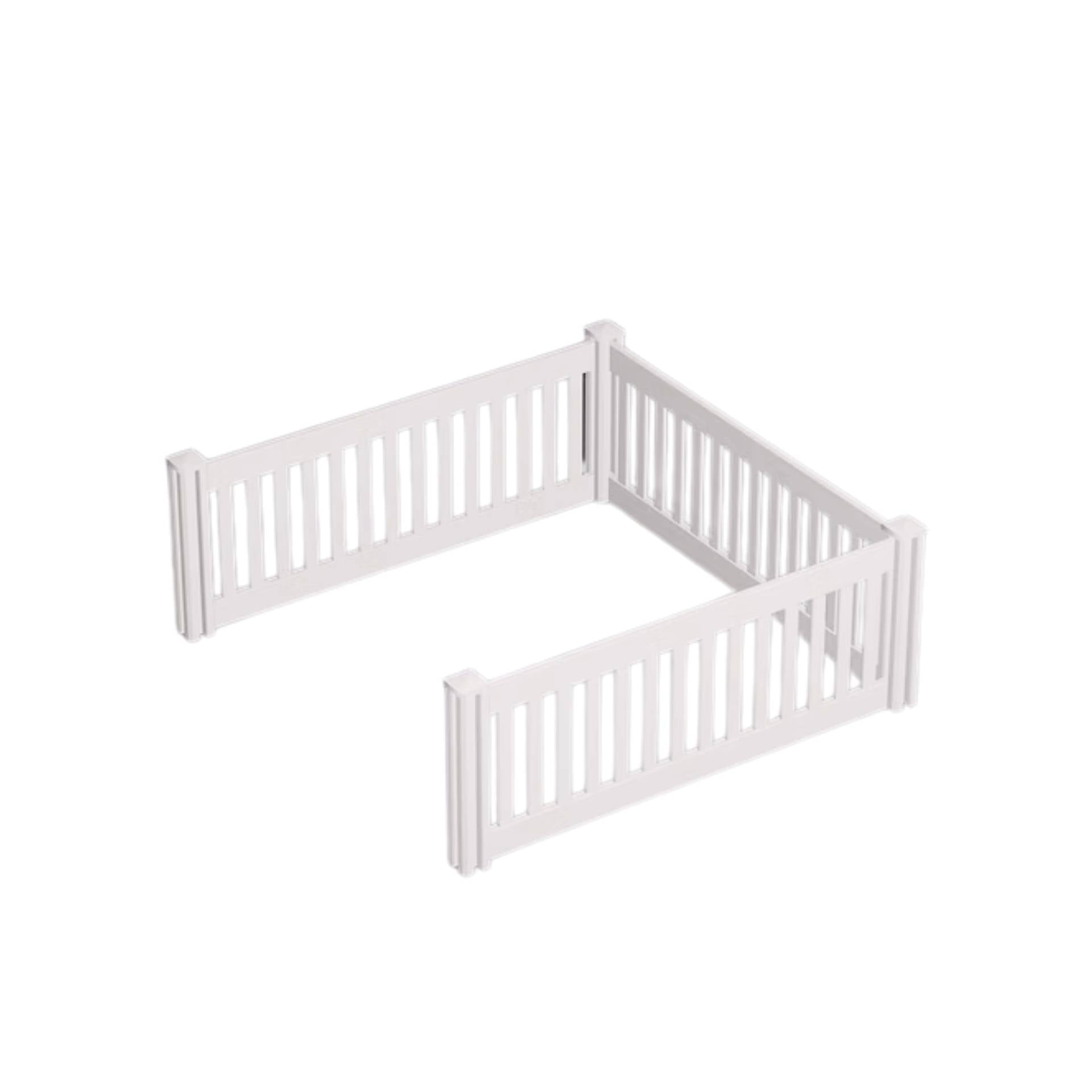 Rooster Farms PVC Dog Play Pen Extension for Whelping Box - 1.15m x 1.15m x 0.48m