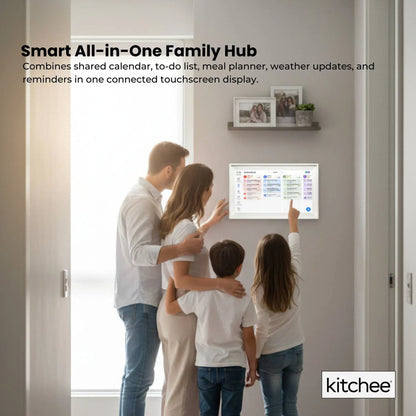 Kitchee 10" Digital Calendar Smart Family Planner - 25.5cm Touchscreen White - Image 3