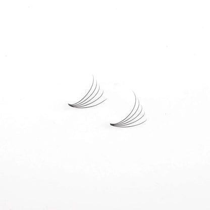 Miosh Eyelash Extensions - 5D Premade Volume Short Stem Eye Lash 0.10 / D CURL - Image 2