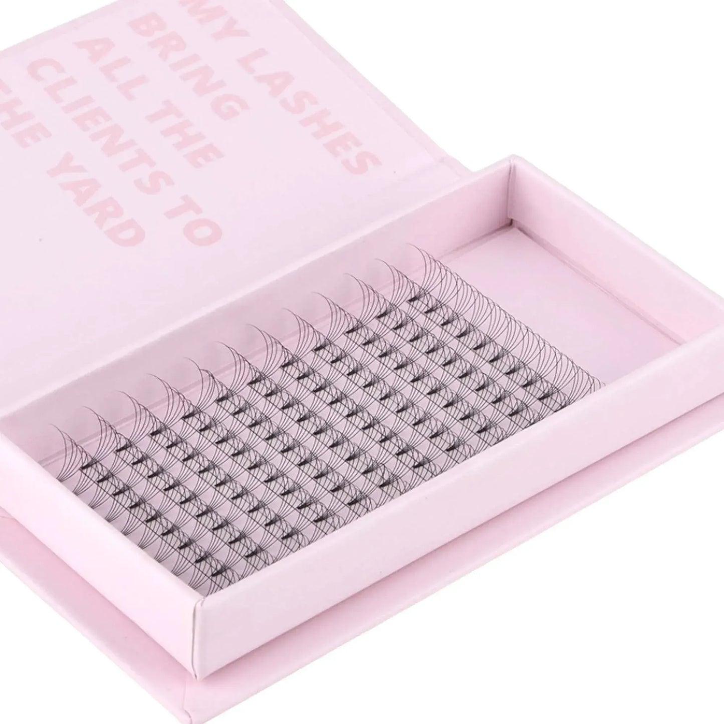 Miosh Eyelash Extensions - 5D Premade Volume Short Stem Eye Lash 0.10 / D CURL - Image 4