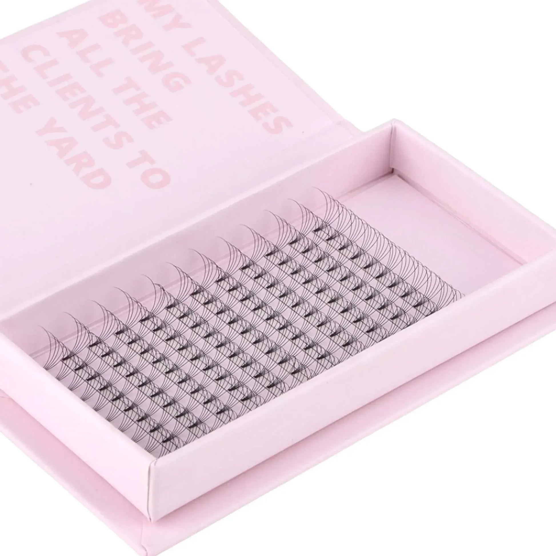 Miosh Eyelash Extensions - 5D Premade Volume Short Stem Eye Lash 0.10 / D CURL - Image 4