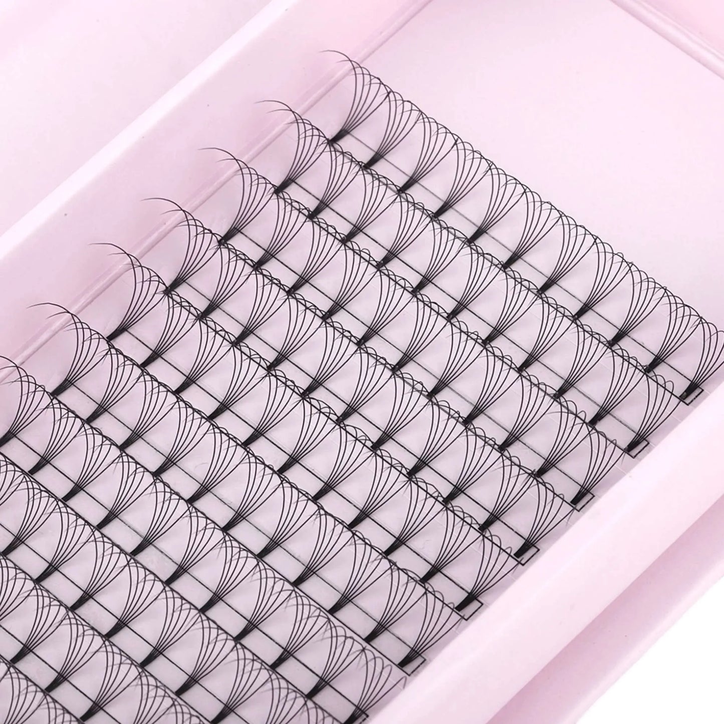Miosh Eyelash Extensions - 5D Premade Volume Short Stem Eye Lash 0.10 / D CURL - Image 5