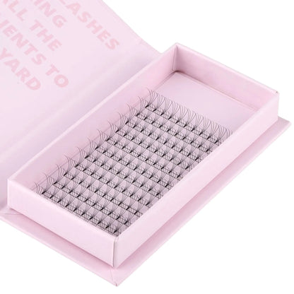 Miosh Eyelash Extensions - 4D Premade Volume Short Stem Eye Lash 0.10 / D CURL - Image 4