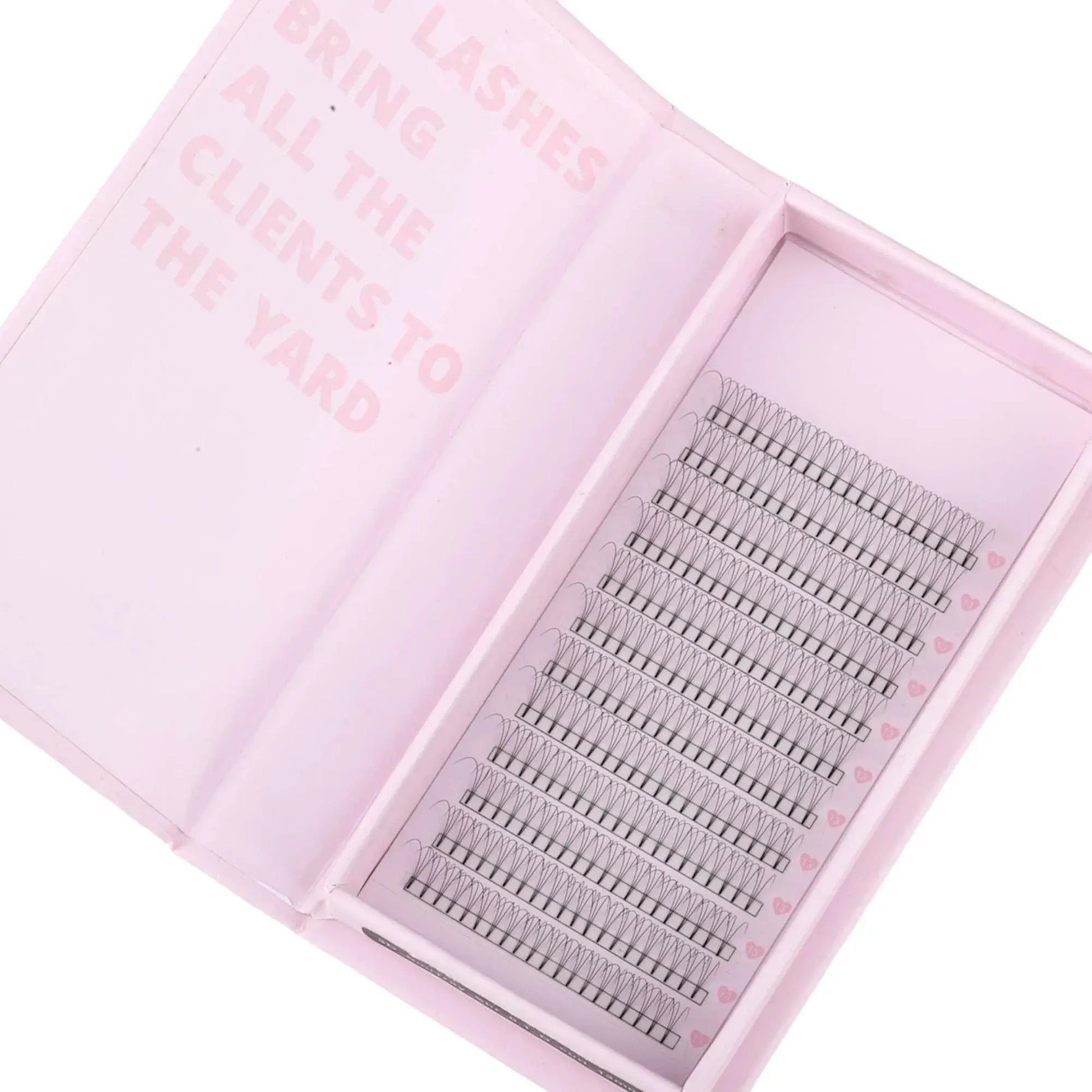 Miosh Eyelash Extensions - 3D Premade Volume Short Stem Eye Lash 0.10 / D CURL - Image 6