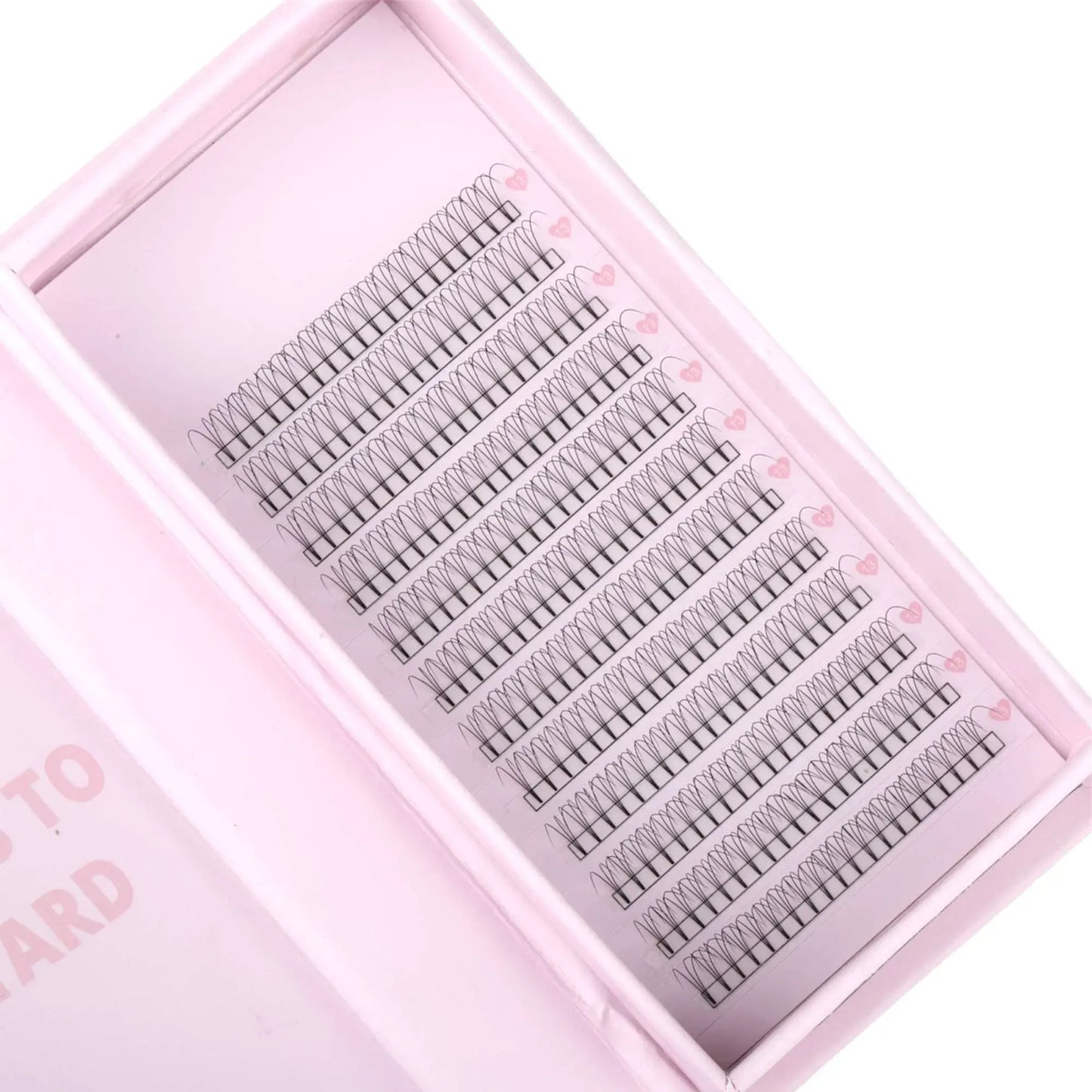 Miosh Eyelash Extensions - 3D Premade Volume Short Stem Eye Lash 0.10 / D CURL - Image 5