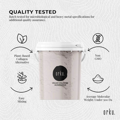 Orku 600g Vegan Collagen Plant Based Alternative Powder Hydrolysed Protein - Image 5