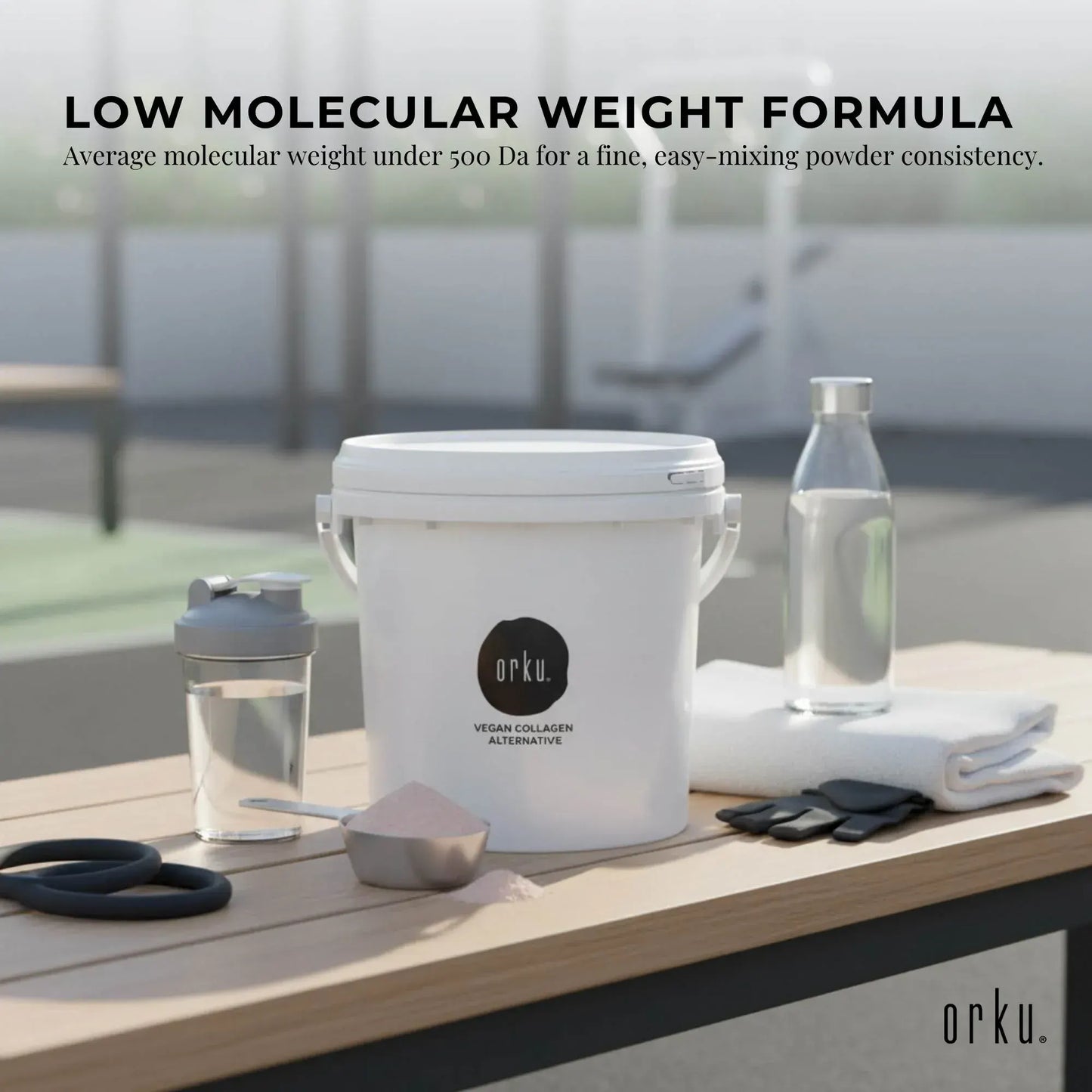 Orku 2.5Kg Vegan Collagen Plant Based Alternative Powder Hydrolysed Protein - Image 4