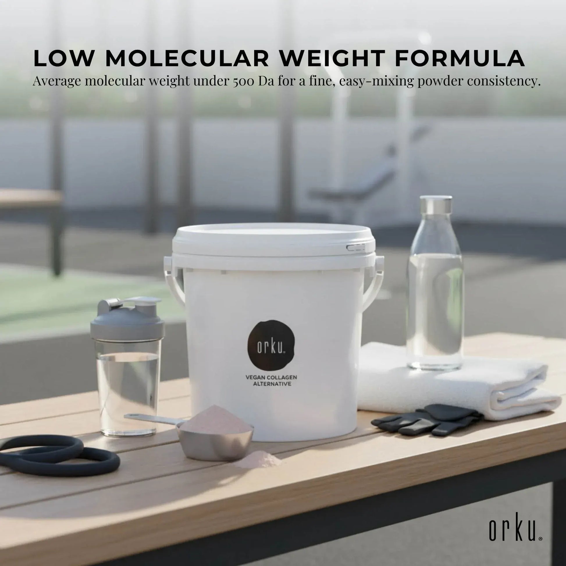 Orku 2.5Kg Vegan Collagen Plant Based Alternative Powder Hydrolysed Protein - Image 4