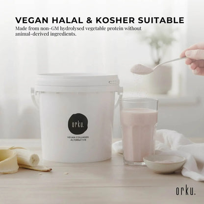 Orku 2.5Kg Vegan Collagen Plant Based Alternative Powder Hydrolysed Protein - Image 6
