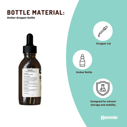 Kemmie 100ml DMSO Liquid 99.9% Pure - USP Grade Dimethyl Sulfoxide Dropper - Image 5