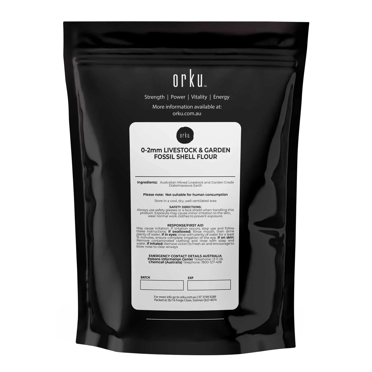 Orku 100g Diatomaceous Earth Garden 0-2mm Australian Fossil Shell Flour - Image 2