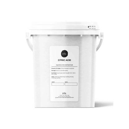 Orku 1.3Kg Citric Acid Powder Tub - Food Grade Non GMO Preservative E330